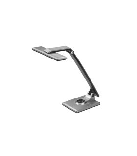 Flexo Vinchi plata/negro LED 9W 4500K regulable y táctil