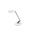 Flexo de Escritorio Blanco LED 10W Regulable con Control Táctil, Display LCD, Temporizador y Luz Nocturna