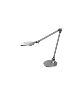 Flexo LED Miro 9W Plata regulable, táctil y articulado
