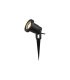 Pincho Exterior Clavos Negro 1xGU10 IP65 16,2 cm