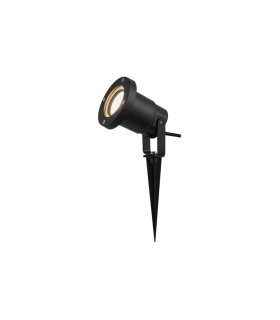 Pincho Exterior Clavos Negro 1xGU10 IP65 16,2 cm