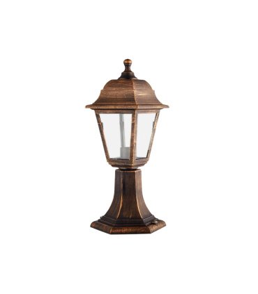 Sobremuro Exterior Albahaca oro viejo  1xE27 IP44 41,5 cm