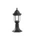 Sobremuro Exterior Angélica Negro 1xE27 IP44 42,7 cm
