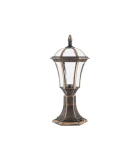 Sobremuro Exterior Comino Oro viejo 1xE27 IP44 47,6 cm