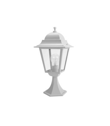 Sobremuro Exterior Spica Blanco 1xE27 IP44 46 cm