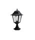 Sobremuro Exterior Spica Negro 1xE27 IP44 46 cm