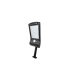 Aplique Solar Kira Negro LED 6500K IP65 con Sensor de Movimiento Crepuscular