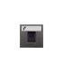 Carátula 1 Ventana para teléfono y datos Niessen Zenit Antracita N2218.1 AN