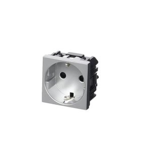 Base Schuko Niessen Zenit Plata N2288 PL