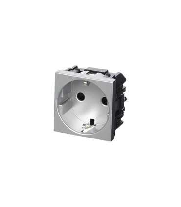 Base Schuko Niessen Zenit Plata N2288 PL