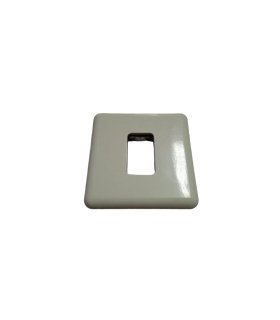 Placa 1 Elemento sin Garras Niessen Puma Blanco Marfil 4171