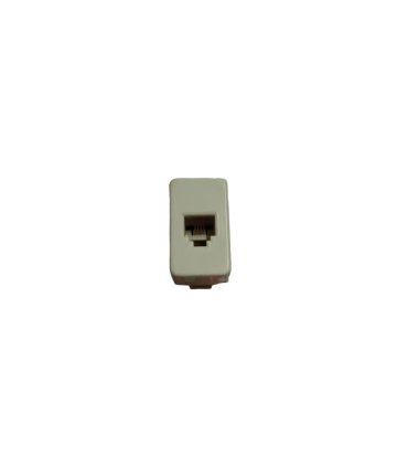 Toma de Teléfono 4 Contactos Niessen Puma Blanco Marfil 4117