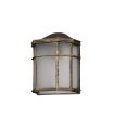 Aplique Exterior Bellatrix Negro/oro 1xE27 IP44