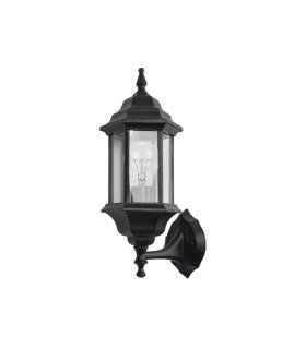 Aplique Exterior Pollux Pequeño Negro 1xE27 IP44