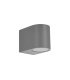 Aplique Exterior Gacela Gris 1xGU10 IP44 8x7x9 cm