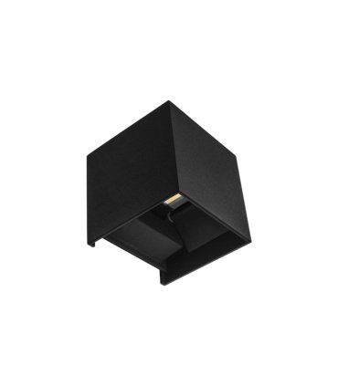 Aplique Barredor de Pared Segmento 10W 4000K Negro IP65 10x10x10 cm