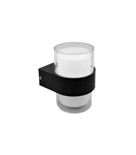 Aplique Exterior LED Beira 8W 3000K Negro IP44 13,5x9,4x10,5 cm