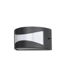 Aplique Exterior Hadar 1xE27 Negro IP44 13x25x12 cm