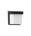 Aplique Exterior Agar 1xE27 Negro IP65 17x17x14 cm