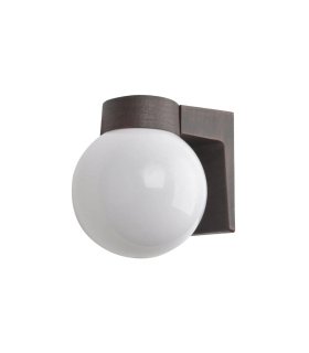 Aplique Exterior Aluminio Procyon 1xE27 Marrón IP44 18x15x18 cm