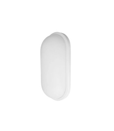 Aplique LED Pirineo Oval 18W 6500K Blanco IP54 26x14,5x6,5 cm