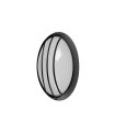 Aplique Exterior Oval Aquila Pequeño 1xE27 Negro IP44 10,5x22x14 cm