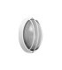 Aplique Exterior Oval Aquila Grande 1xE27 Blanco IP44 11x32x20,5 cm