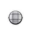 Aplique Exterior Redondo Apus Pequeño 1xE27 Negro IP44 9x17,5x17,5 cm