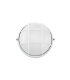 Aplique Exterior Redondo Apus Grande 1xE27 Blanco IP44 11x25x25 cm