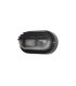 Aplique Exterior Oval Canopus Pequeño 1xE27 Negro IP44 10x20,5x11,5 cm