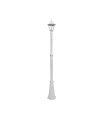 Farola Exterior Spica 1xE27 Blanca IP44 147-220 cm