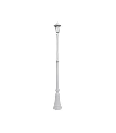 Farola Exterior Auriga 1xE27 Blanca IP44 147-220 cm