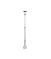 Farola Exterior Auriga 1xE27 Blanca IP44 147-220 cm