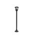 Farola Exterior Alnilan 1xE27 Negra IP44 94 cm