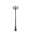 Farola Exterior Alnilan 3xE27 Negra IP44 145-220 cm