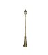 Farola Exterior Orquídea 1xE27 Oro 230x23x23 cm