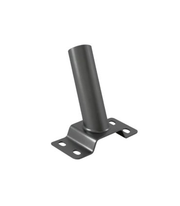 Soporte de Pared para Farola Gris de Metal 15x5,8x5,8 cm