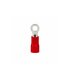 BOLSA 100 UND. TERMINAL REDONDO ROJO 3,7 MM