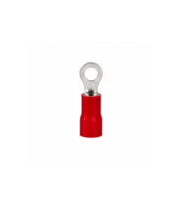 BOLSA 100 UND. TERMINAL REDONDO ROJO 3,7 MM