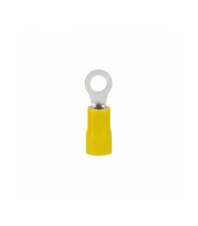 BOLSA 50 UND. TERMINAL REDONDO AMARILLO 6,4 MM