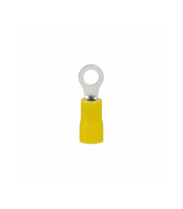 BOLSA 50 UND. TERMINAL REDONDO AMARILLO 6,4 MM