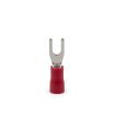 Bolsa 100 Terminales 4,3 mm de Horquilla Rojos M4 para Cable