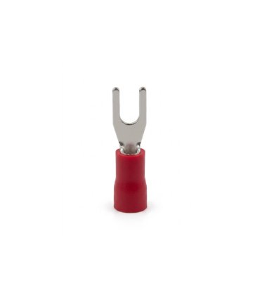 BOLSA 100 UND. TERMINAL HORQUILLA ROJO 5,3 MM