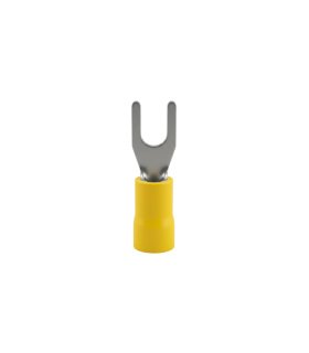 Bolsa 50 Terminales 6,4 mm Horquilla Amarillos M5 para Cable