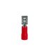 BOLSA 100 UND. TERMINAL ENCHUFABLE ROJO 6,3 X 0,8 MM