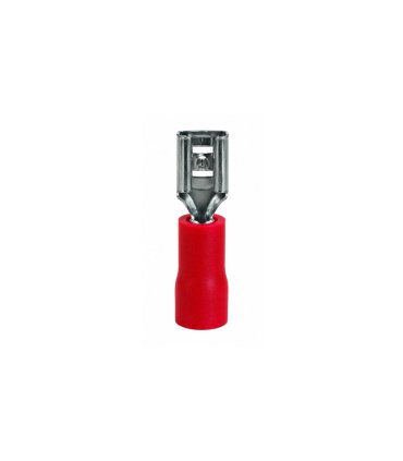 BOLSA 100 UND. TERMINAL ENCHUFABLE ROJO 6,3 X 0,8 MM