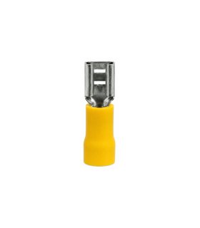BOLSA 50 UND. TERMINAL ENCHUFABLE AMARILLO 6,3 X 0,8 MM