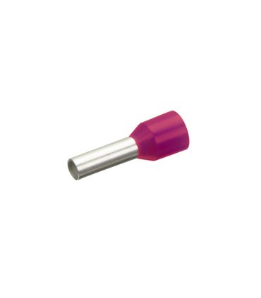 Bolsa 100 Punteras Aisladas Rojas 1 mm² para Cable Eléctrico