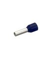 Bolsa 100 Punteras Aisladas Negras 1,5 mm² para Cable Eléctrico