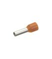 Bolsa 100 Punteras Aisladas Naranjas 4 mm² para Cable Eléctrico